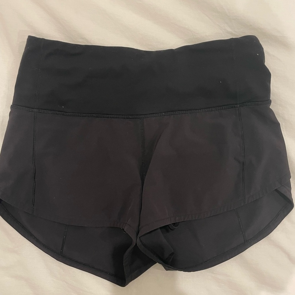 Lululemon speed up high rise shorts size 4- GUC